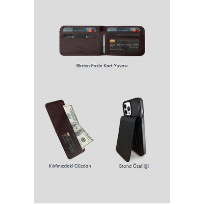 Santa Barbara Polo Racquet Club Apple iPhone 13 Pro Timothy Cüzdanlı Standlı Kapak