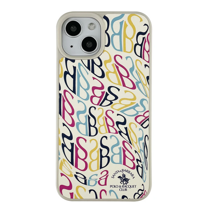 Santa Barbara Polo Racquet Club Apple iPhone 13 Prudence Deri Kapak - Beyaz