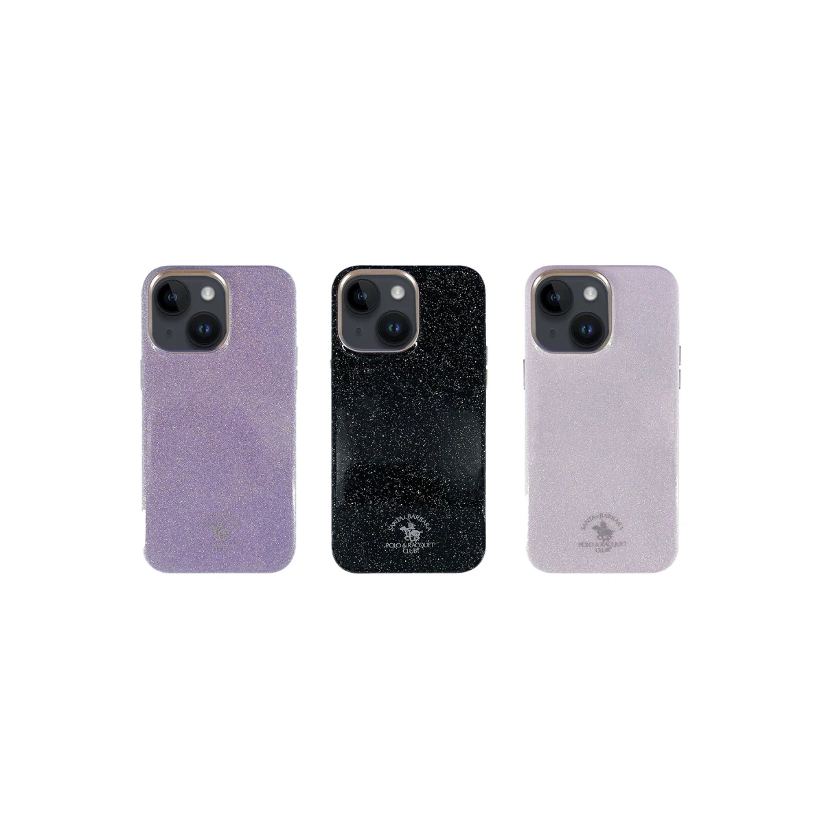 Santa Barbara Polo Racquet Club Apple iPhone 14 Aurora Simli Kapak - Pembe