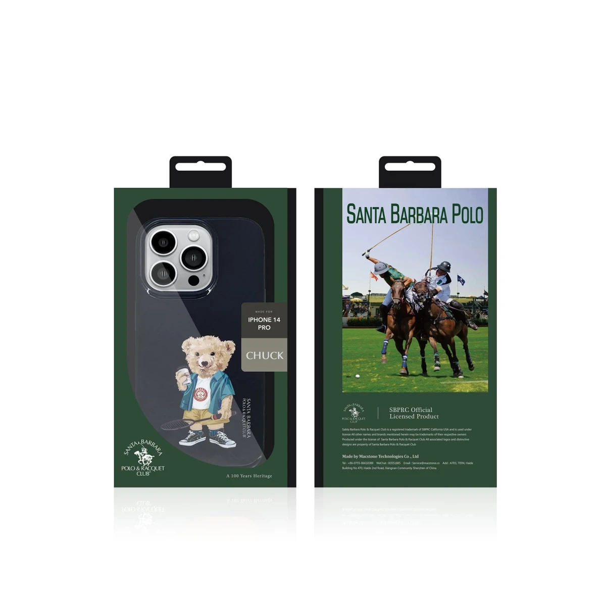 Santa Barbara Polo Racquet Club Apple iPhone 14 Chuck Kapak - Kahverengi