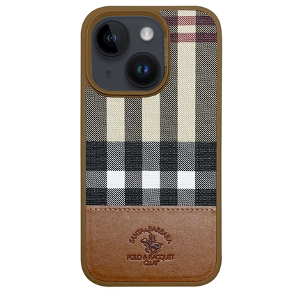 Santa Barbara Polo Racquet Club Apple iPhone 14 Cyril Magsafe Kapak - Kahverengi