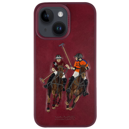 Santa Barbara Polo Racquet Club Apple iPhone 14 Jockey Deri Kapak