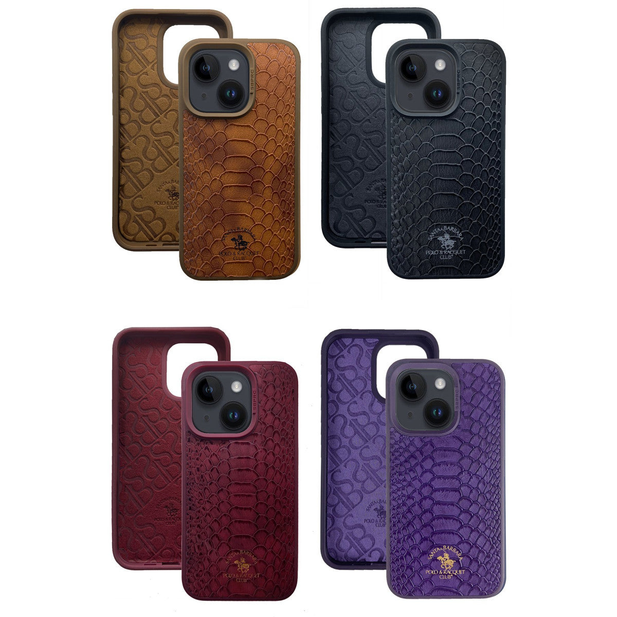 Santa Barbara Polo Racquet Club Apple iPhone 14 Knight Deri Kapak