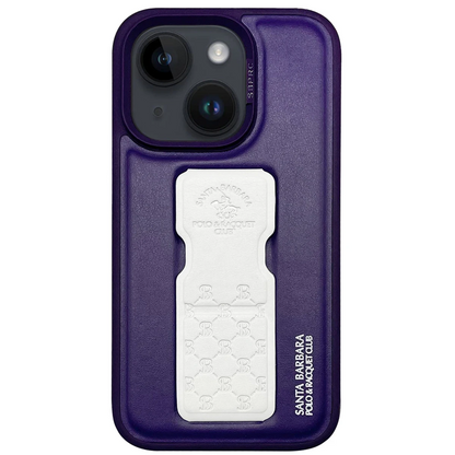 Santa Barbara Polo Racquet Club Apple iPhone 14 Parker Stand Kapak - Beyaz
