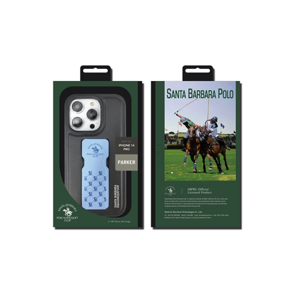 Santa Barbara Polo Racquet Club Apple iPhone 14 Parker Stand Kapak - Kırmızı