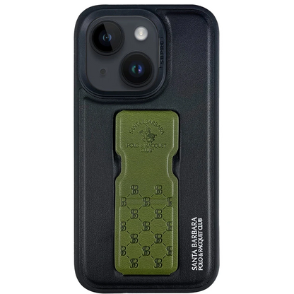 Santa Barbara Polo Racquet Club Apple iPhone 14 Parker Stand Kapak - Yeşil