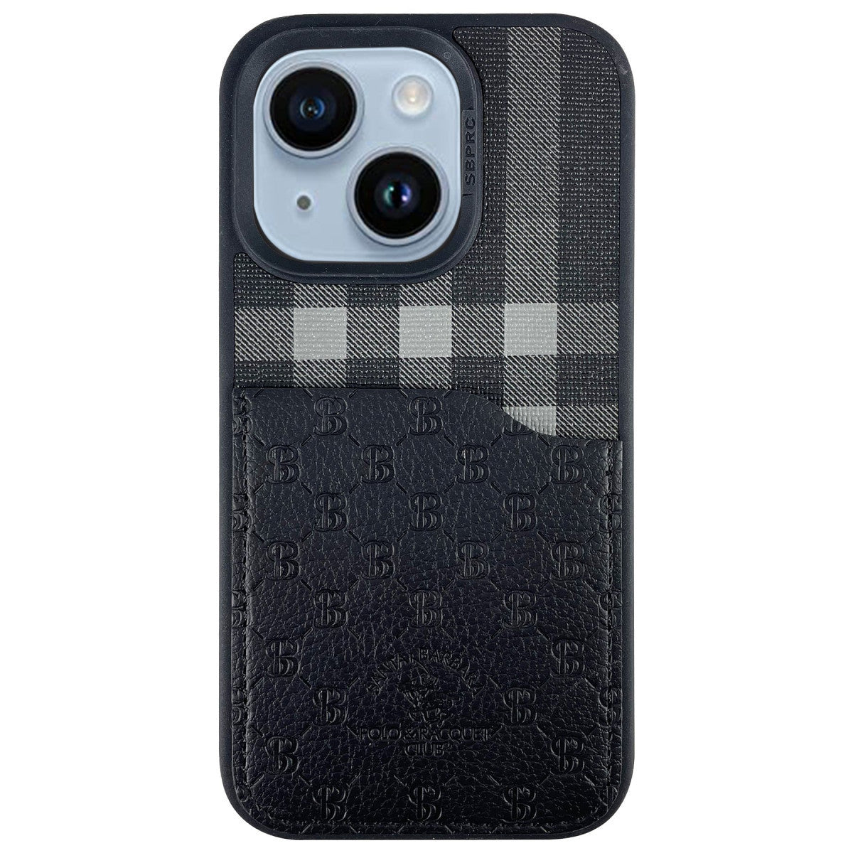 Santa Barbara Polo Racquet Club Apple iPhone 14 Plaid Kartvizitli Kapak