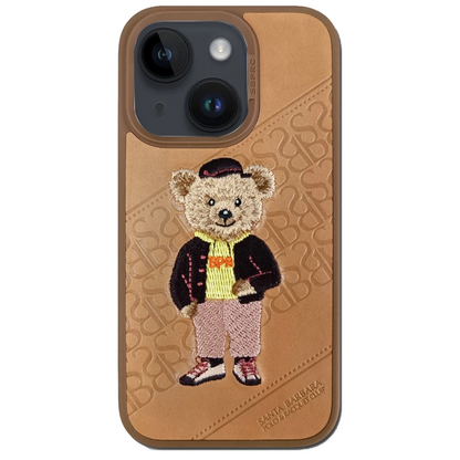 Santa Barbara Polo Racquet Club Apple iPhone 14 Plus Crete Deri Kapak - Kahverengi