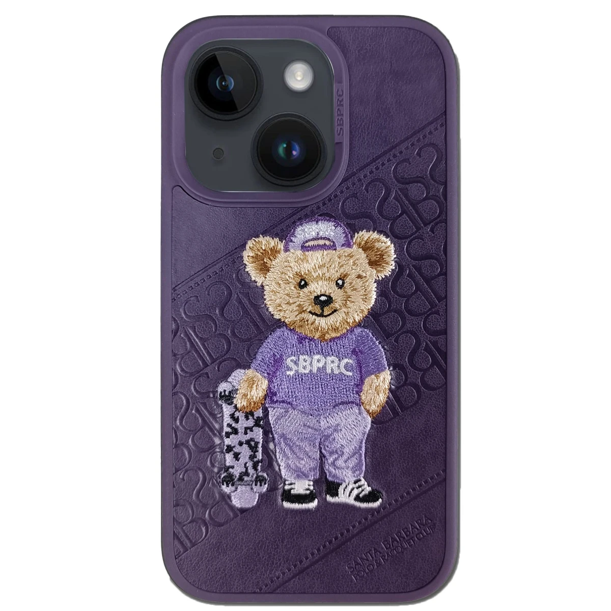 Santa Barbara Polo Racquet Club Apple iPhone 14 Plus Crete Deri Kapak - Mor