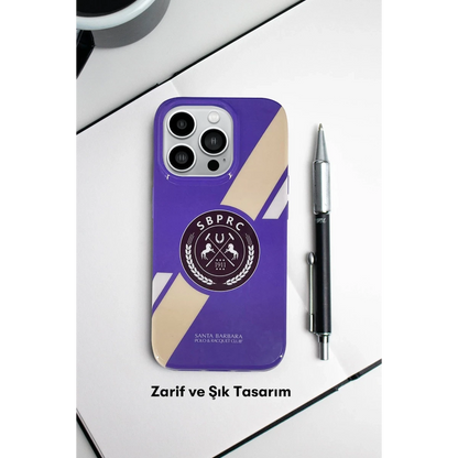 Santa Barbara Polo Racquet Club Apple iPhone 14 Pro Alden Kapak - Mor