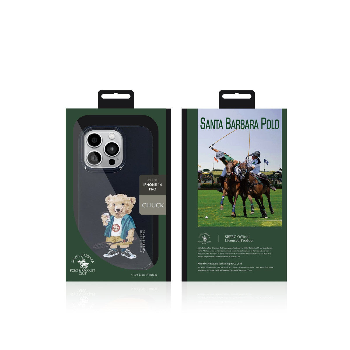 Santa Barbara Polo Racquet Club Apple iPhone 14 Pro Chuck Kapak