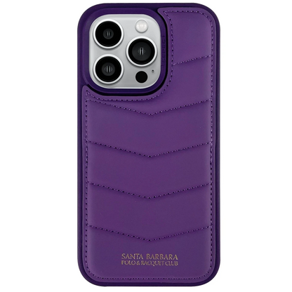 Santa Barbara Polo Racquet Club Apple iPhone 14 Pro Clyde Stand Kapak - Mor