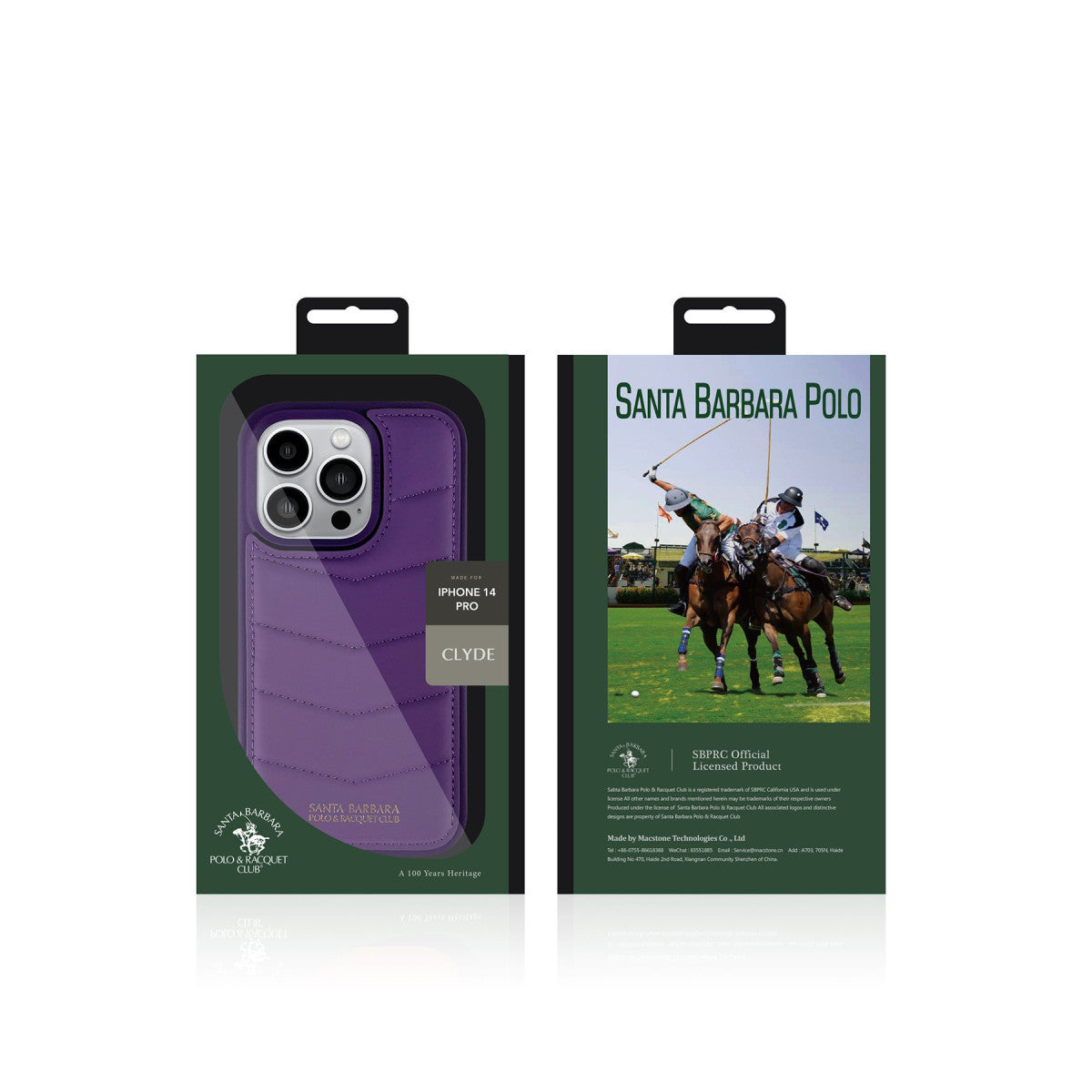 Santa Barbara Polo Racquet Club Apple iPhone 14 Pro Clyde Stand Kapak