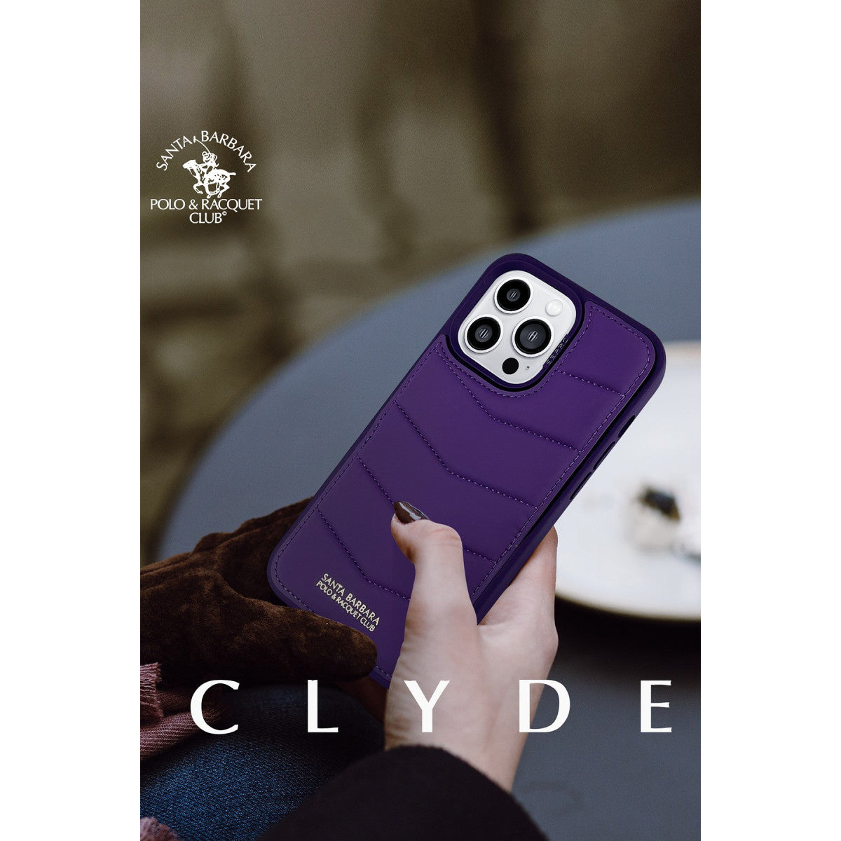 Santa Barbara Polo Racquet Club Apple iPhone 14 Pro Clyde Stand Kapak