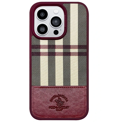 Santa Barbara Polo Racquet Club Apple iPhone 14 Pro Cyril Magsafe Kapak - Kırmızı