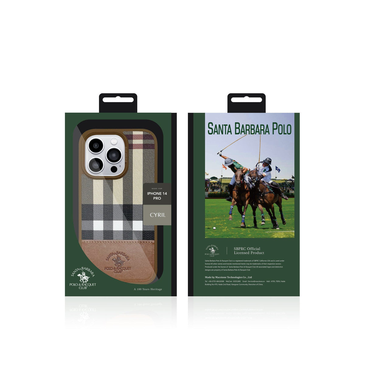 Santa Barbara Polo Racquet Club Apple iPhone 14 Pro Cyril Magsafe Kapak