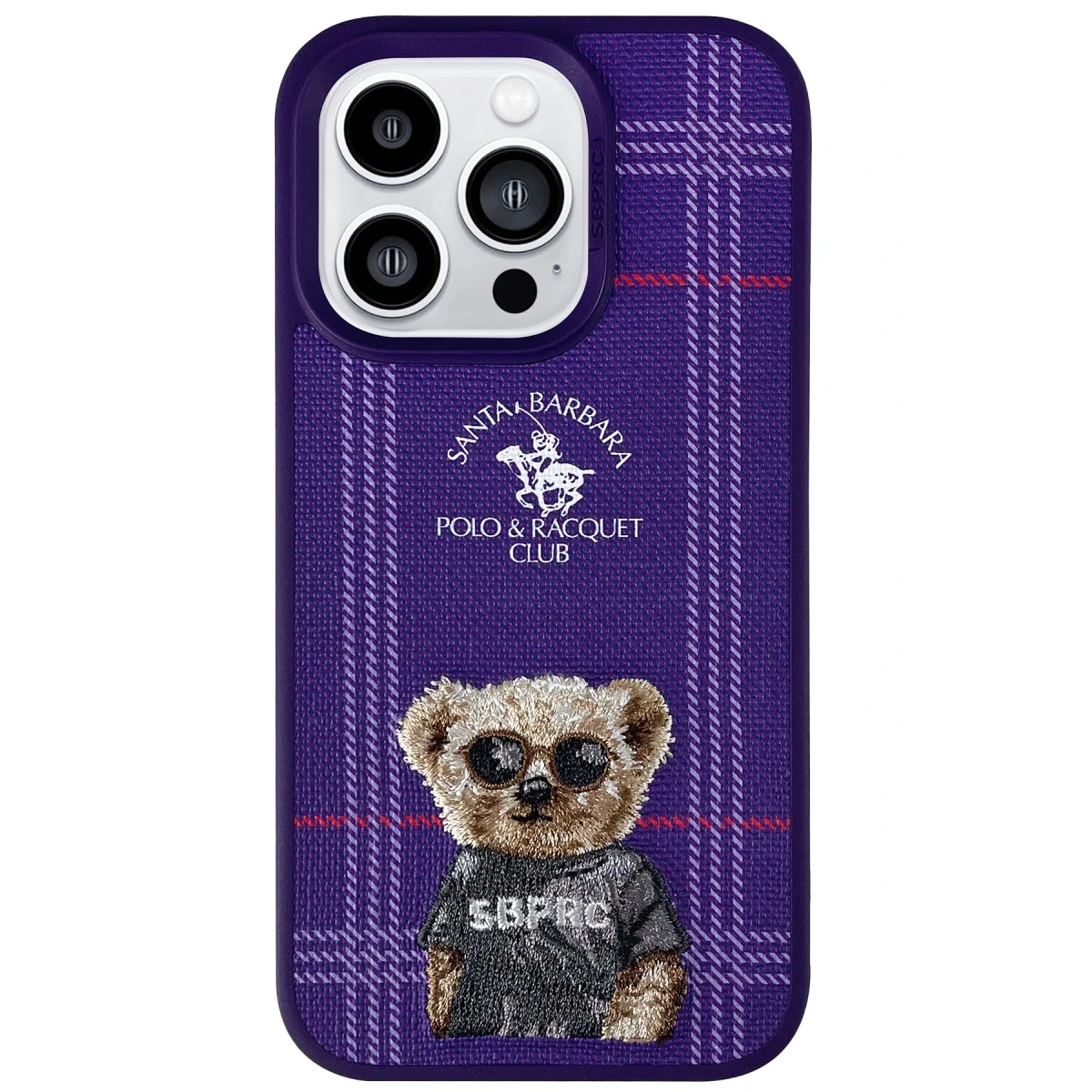 Santa Barbara Polo Racquet Club Apple iPhone 14 Pro Dustin Kapak - Mor