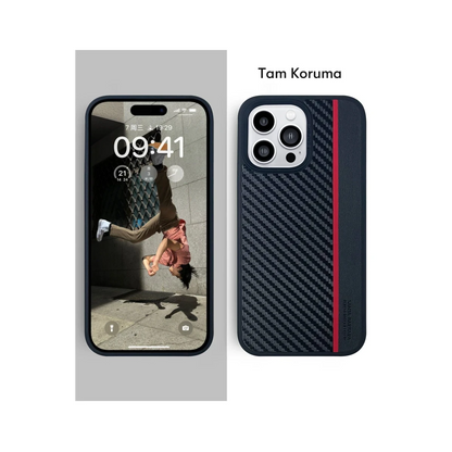Santa Barbara Polo Racquet Club Apple iPhone 14 Pro Hazel Karbon Set Kapak - Siyah