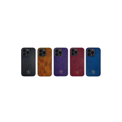 Santa Barbara Polo Racquet Club Apple iPhone 14 Pro Knight Deri Kapak - Kırmızı