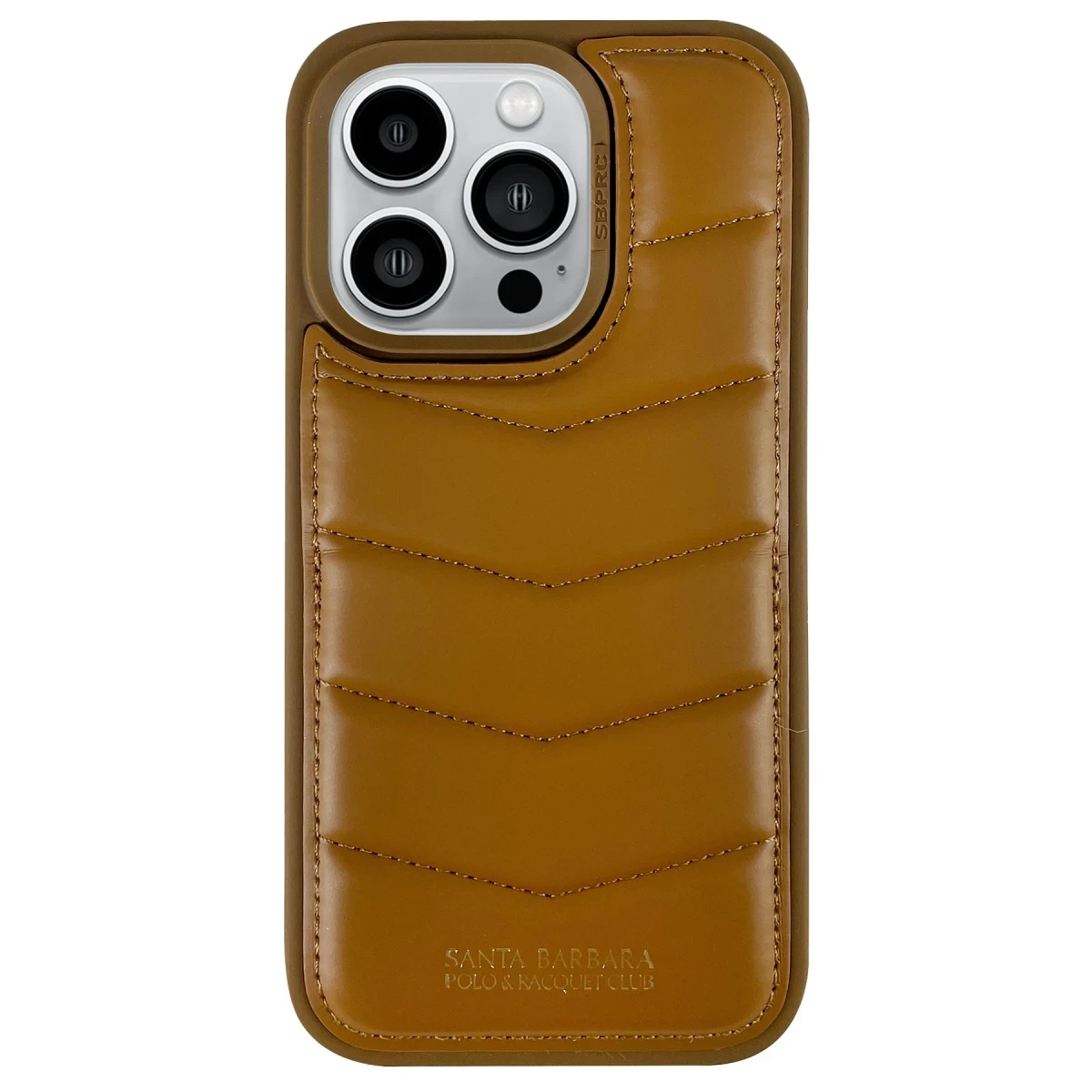 Santa Barbara Polo Racquet Club Apple iPhone 14 Pro Max Clyde Stand Kapak - Kahverengi
