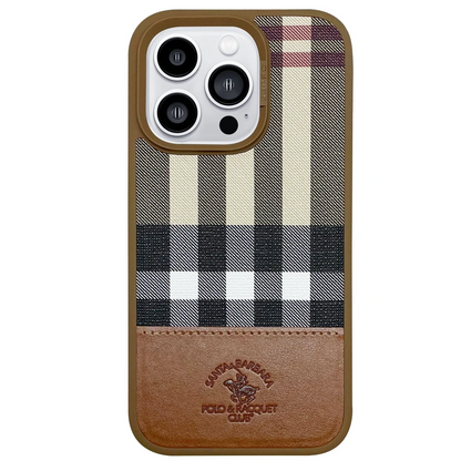 Santa Barbara Polo Racquet Club Apple iPhone 14 Pro Max Cyril Magsafe Kapak - Kahverengi