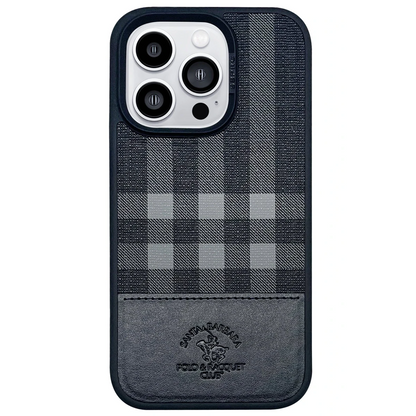 Santa Barbara Polo Racquet Club Apple iPhone 14 Pro Max Cyril Magsafe Kapak - Siyah