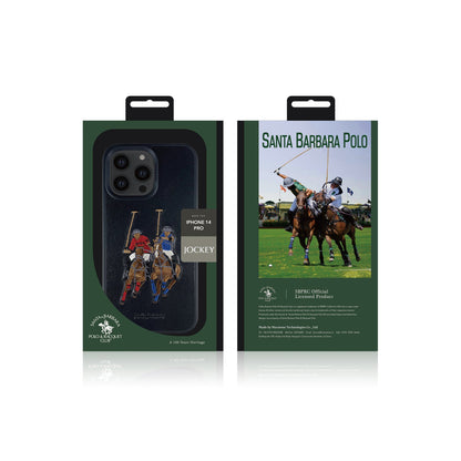 Santa Barbara Polo Racquet Club Apple iPhone 14 Pro Max Jockey Deri Kapak
