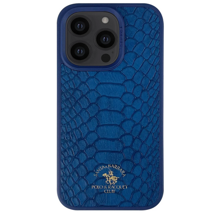 Santa Barbara Polo Racquet Club Apple iPhone 14 Pro Max Knight Deri Kapak - Lacivert
