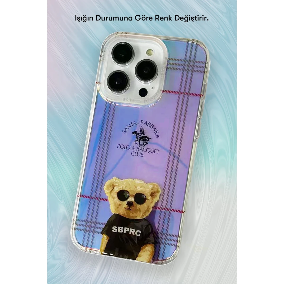 Santa Barbara Polo Racquet Club Apple iPhone 14 Pro Max Naldo Kapak - Gold