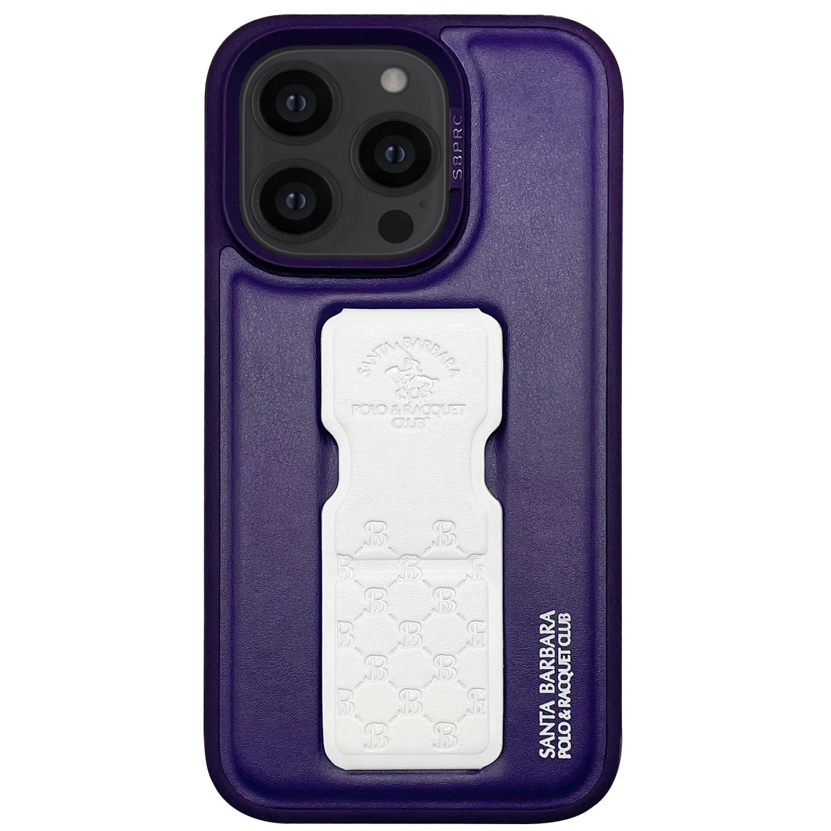 Santa Barbara Polo Racquet Club Apple iPhone 14 Pro Max Parker Stand Kapak - Mor