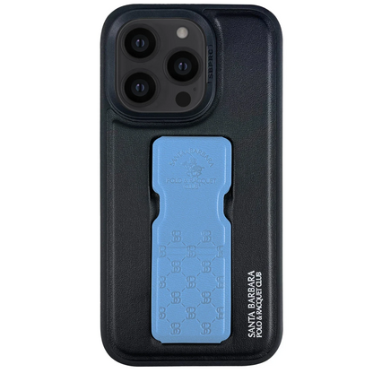Santa Barbara Polo Racquet Club Apple iPhone 14 Pro Parker Stand Kapak - Mavi