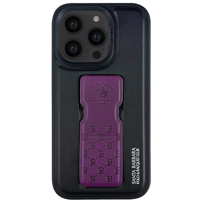 Santa Barbara Polo Racquet Club Apple iPhone 14 Pro Parker Stand Kapak - Mor