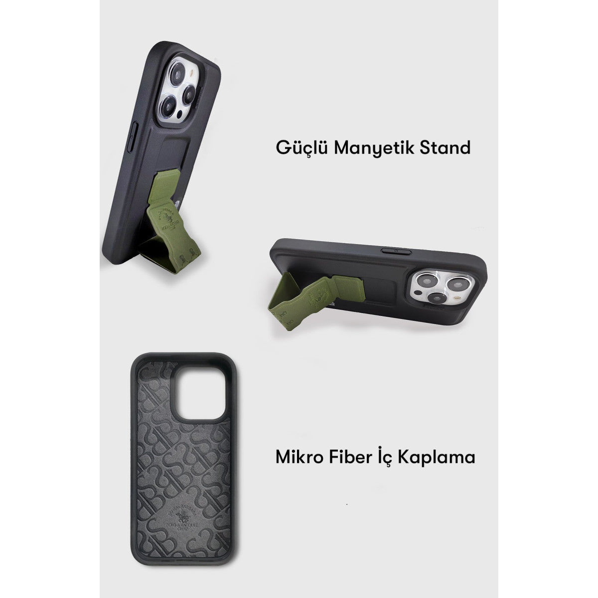 Santa Barbara Polo Racquet Club Apple iPhone 14 Pro Parker Stand Kapak
