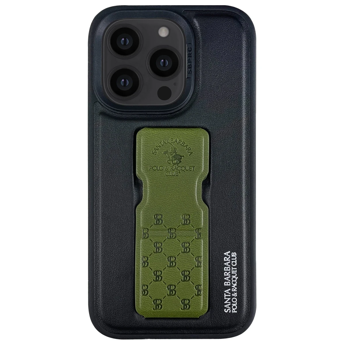 Santa Barbara Polo Racquet Club Apple iPhone 14 Pro Parker Stand Kapak - Yeşil