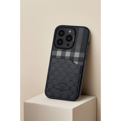 Santa Barbara Polo Racquet Club Apple iPhone 14 Pro Plaid Kartvizitli Kapak