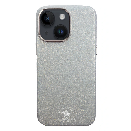 Santa Barbara Polo Racquet Club Apple iPhone 15 Aurora Simli Kapak - Beyaz