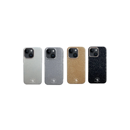 Santa Barbara Polo Racquet Club Apple iPhone 15 Aurora Simli Kapak - Gümüş