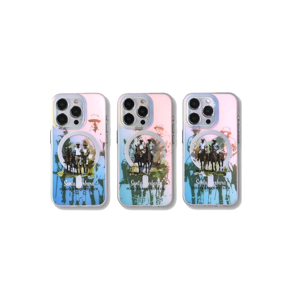 Santa Barbara Polo Racquet Club Apple iPhone 15 Carter Magsafe Kapak - Standing