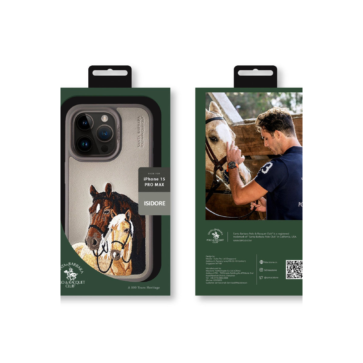 Santa Barbara Polo Racquet Club Apple iPhone 15 Isidore Kapak