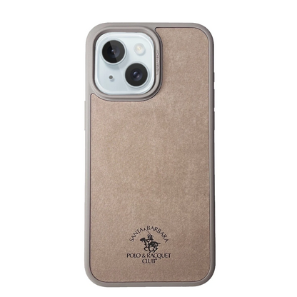 Santa Barbara Polo Racquet Club Apple iPhone 15 Myron Magsafe Kapak - Natural Grey