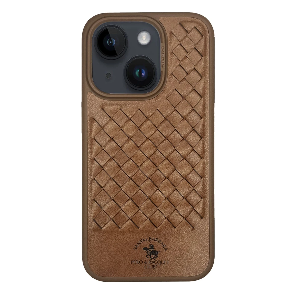 Santa Barbara Polo Racquet Club Apple iPhone 15 Plus Ravel Deri Kapak - Kahverengi