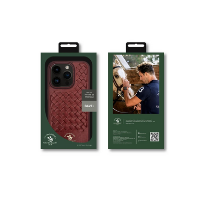 Santa Barbara Polo Racquet Club Apple iPhone 15 Plus Ravel Deri Kapak - Siyah