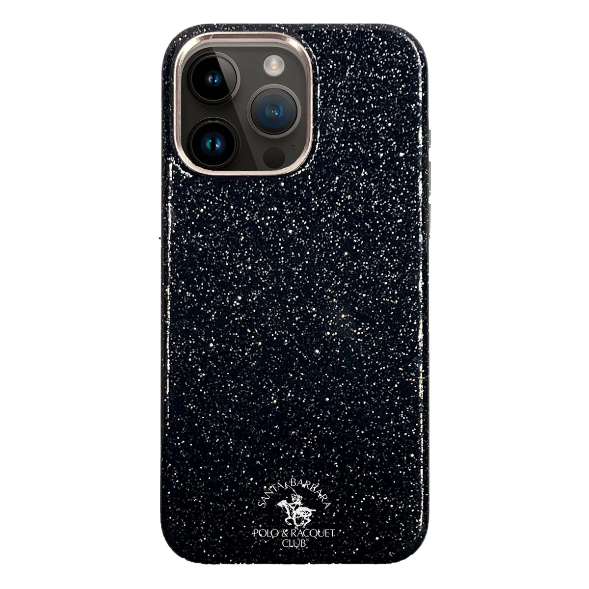 Santa Barbara Polo Racquet Club Apple iPhone 15 Pro Aurora Simli Kapak - Siyah