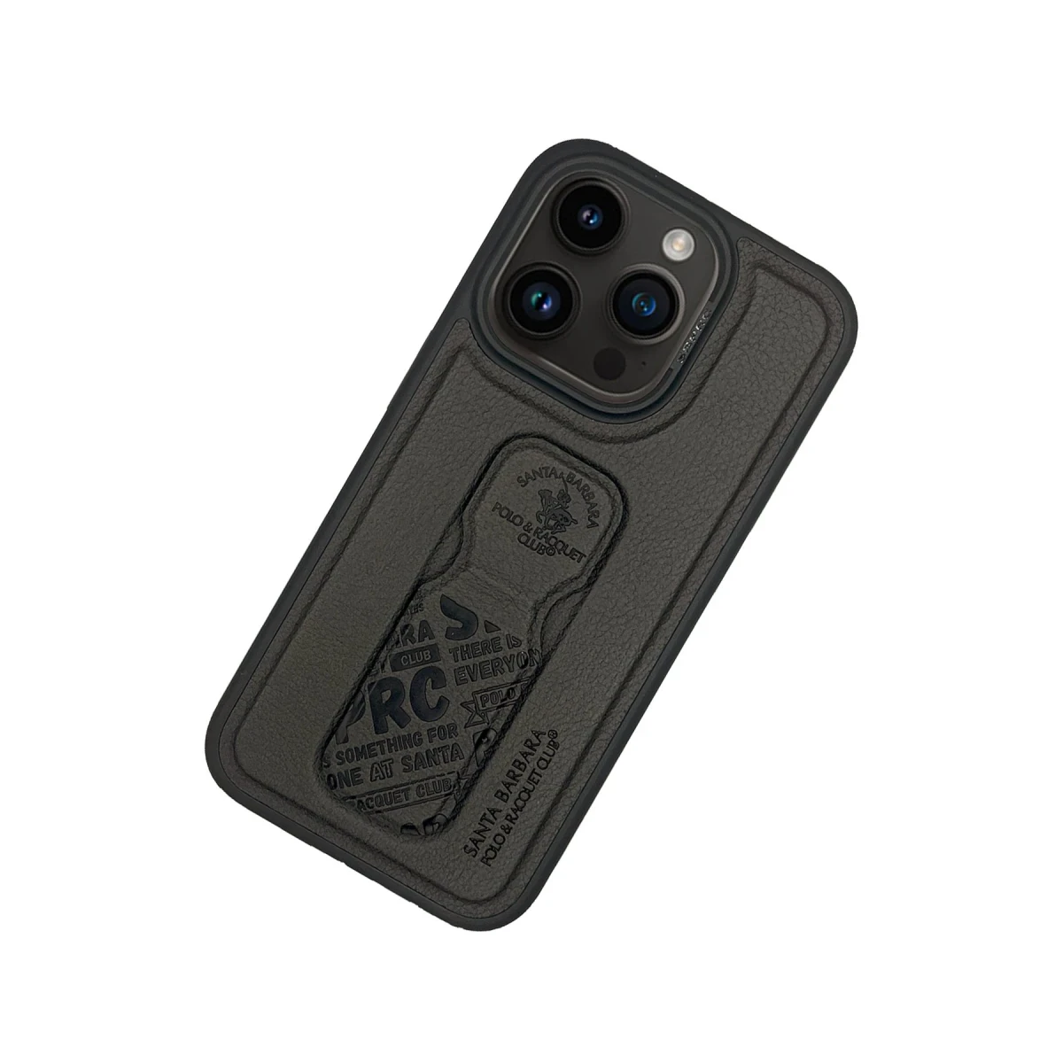 Santa Barbara Polo Racquet Club Apple iPhone 15 Pro Blaise Stand Kapak - Gri