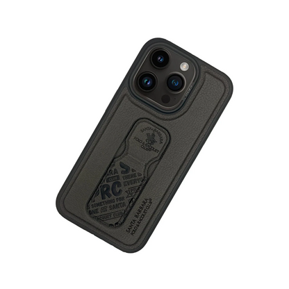 Santa Barbara Polo Racquet Club Apple iPhone 15 Pro Blaise Stand Kapak - Gri