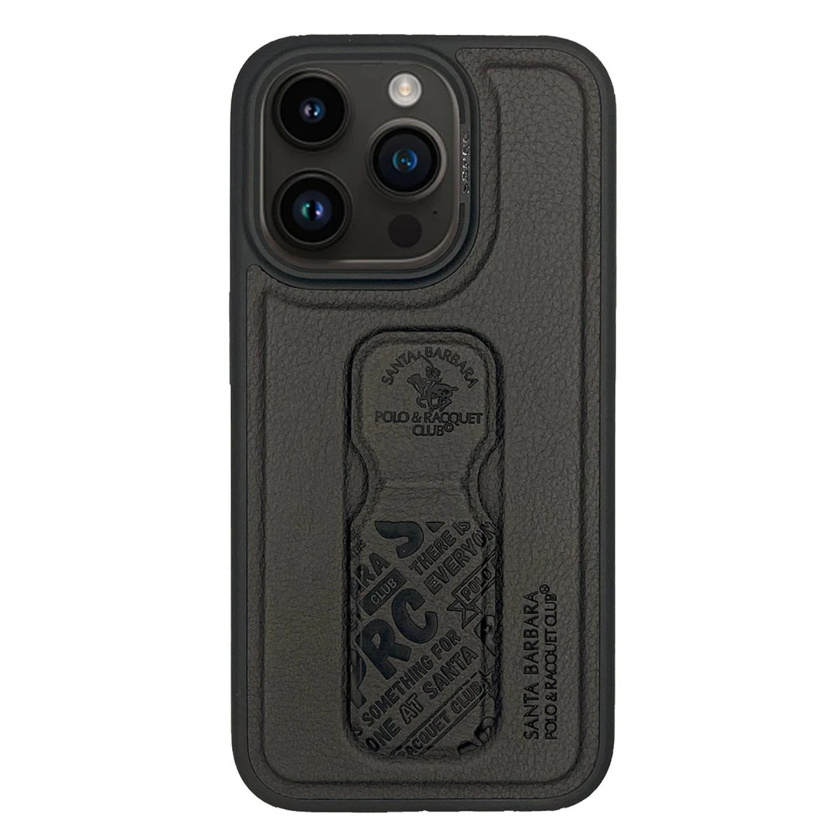 Santa Barbara Polo Racquet Club Apple iPhone 15 Pro Blaise Stand Kapak - Gri