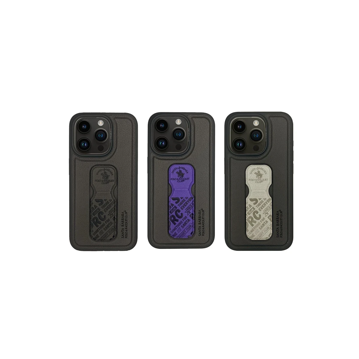 Santa Barbara Polo Racquet Club Apple iPhone 15 Pro Blaise Stand Kapak - Mor