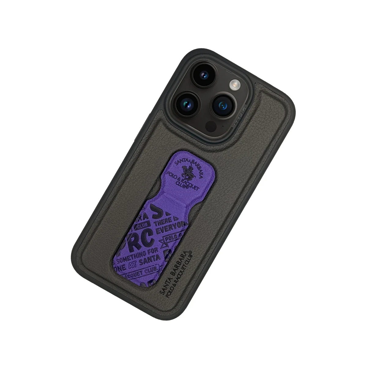 Santa Barbara Polo Racquet Club Apple iPhone 15 Pro Blaise Stand Kapak - Mor