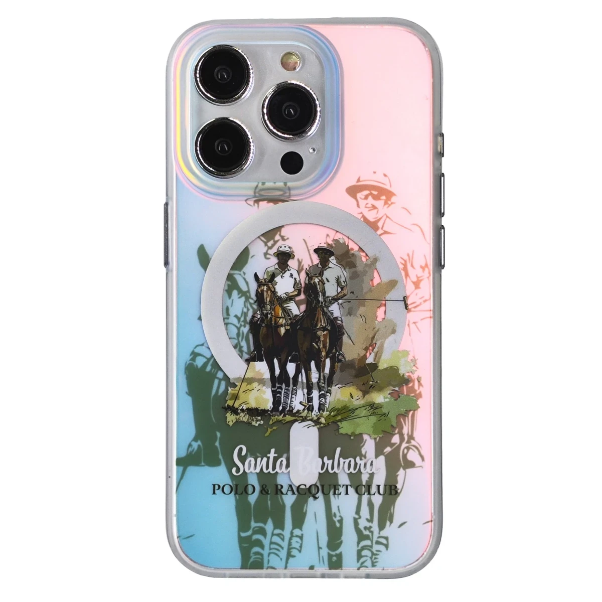 Santa Barbara Polo Racquet Club Apple iPhone 15 Pro Carter Magsafe Kapak - Player