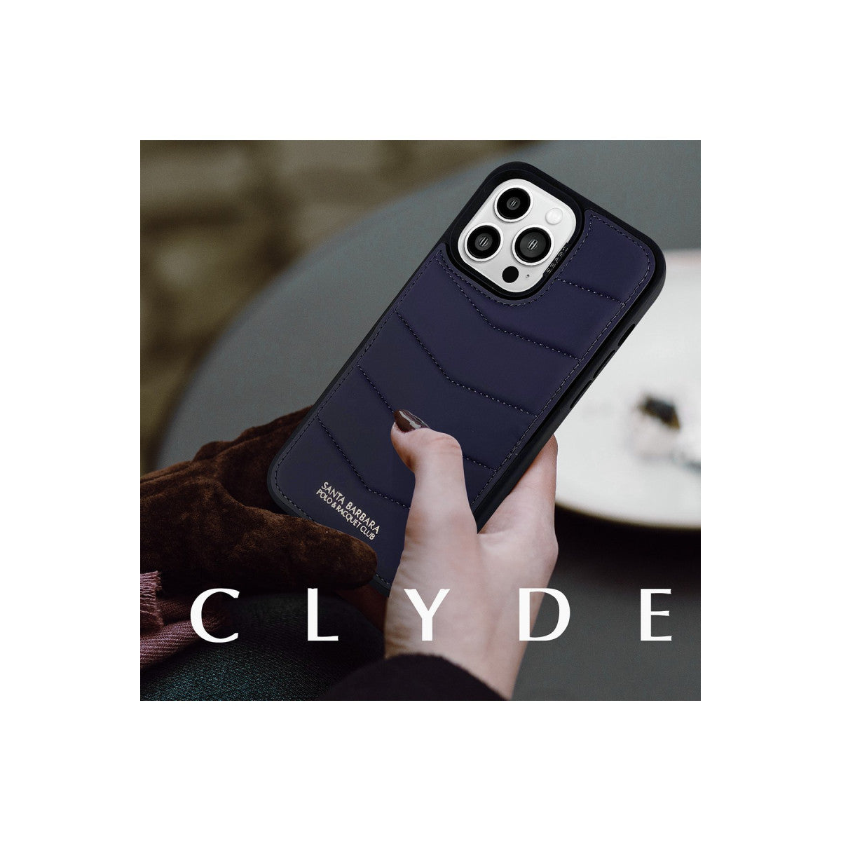Santa Barbara Polo Racquet Club Apple iPhone 15 Pro Clyde Stand Kapak